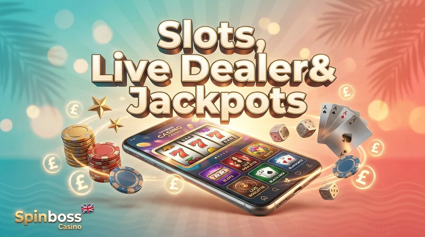 Slots, Live Dealer& Jackpots